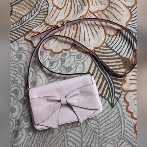 Elegant Pink Bow Accent Women's Bag